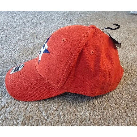 Houston Astros MLB Fan Favorite MVP Basic Orange Hat Cap Adult Men's Adjustable - Picture 3 of 6
